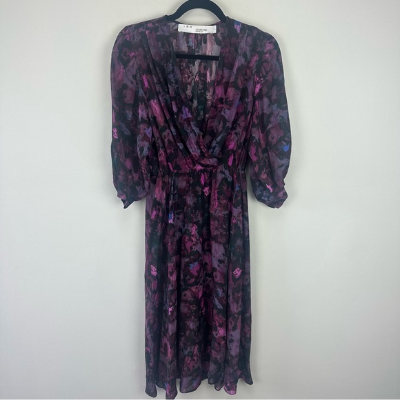 IRO Each Watercolor Print Midi Dress - Picture 4 of 11